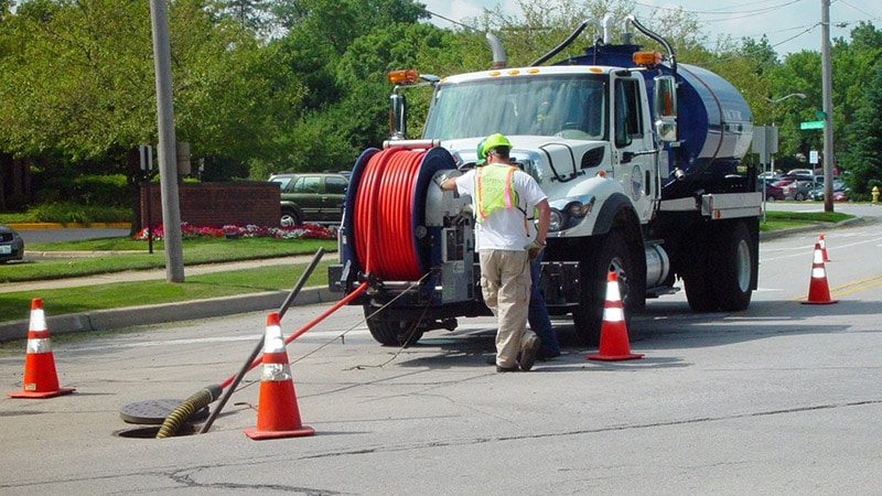 Industrial Sewer Cleaning in advance technology